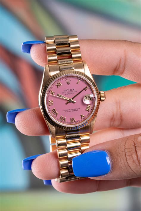 rolex 27917|Rolex lady Datejust pink dial.